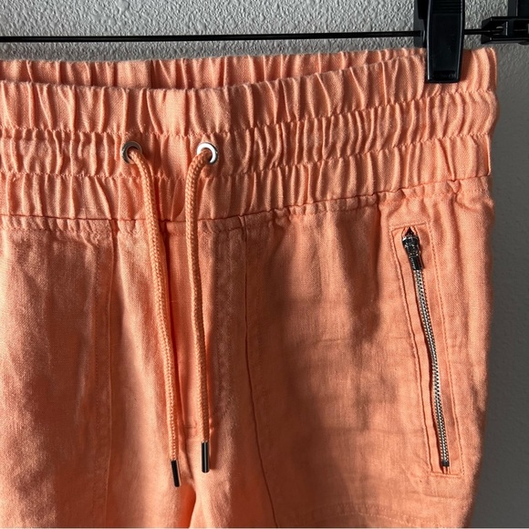 ATHLETA Cabo Linen Jogger Pants Light Peach Casual Activewear Outdoor Women’s 2 - Picture 7 of 13